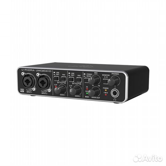 Аудиоинтерфейс для блогеров Behringer umc204hd