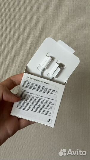 Переходник адаптер Apple USB-C 3.5 mm Jack