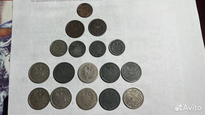Монеты Германия очень много, разных годов выпуска