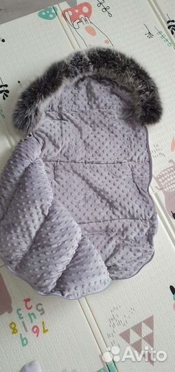 Зимний конверт в коляску