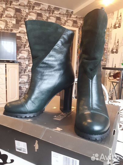 Ботильоны натуральная кожа оригинал новые