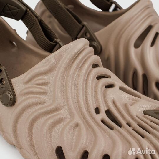 Сабо Crocs Pollex Clog x Salehe Bembury Beige Brown