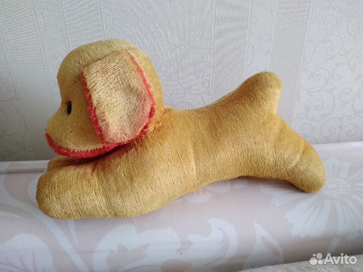 Собака плюшевая СССР