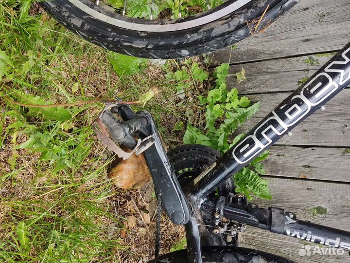 Горный велосипед black aqua windstorm