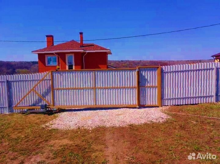 Откатные ворота механика