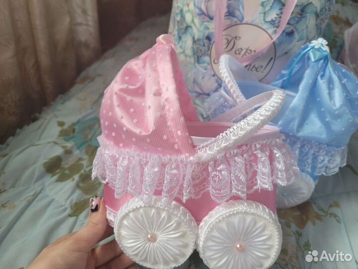 Набор свадебных колясок для сбора денег