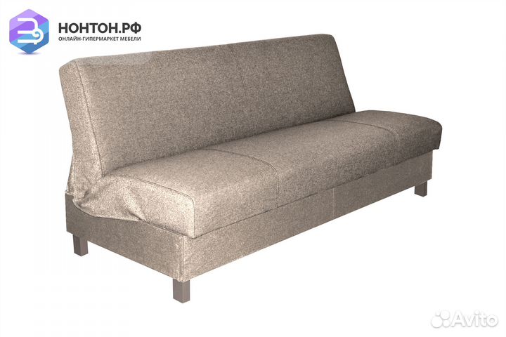 Диван книжка Ручеек на высоких ножках светло-бежев