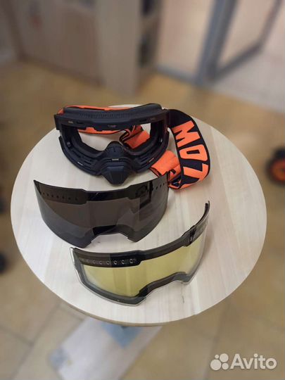 Очки для снегохода со сменными линзами