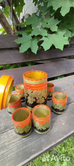 Квасной набор. Хохлома