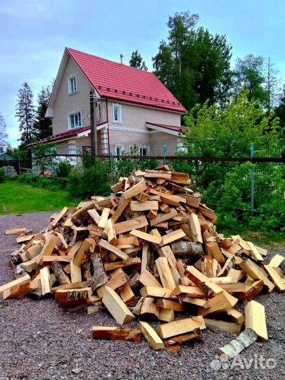 Дрова сухие навалом