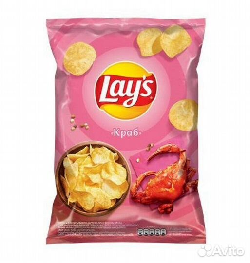 Чипсы LAY'S Краб 140г Frito-Lay