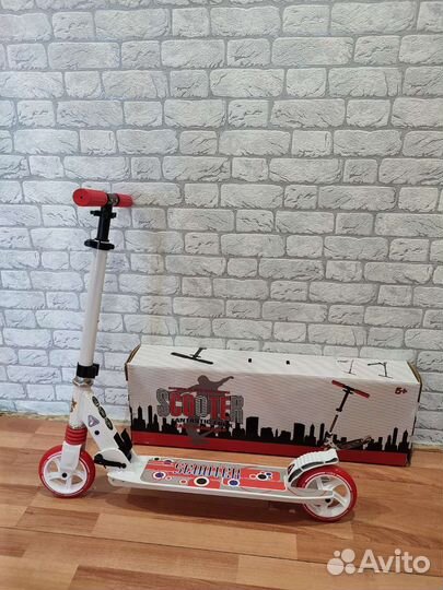 Самокат Riderz Alu Scooter SR 2-020 Белый новый