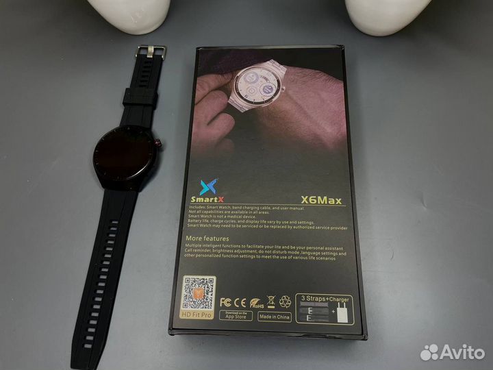 Круглые часы X6 SMART