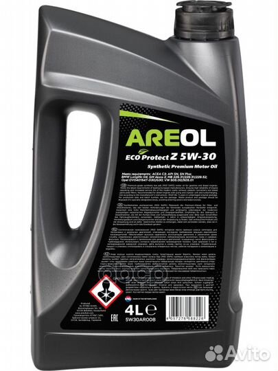 Areol ECO Protect Z 5W30 (4L) масло моторное с