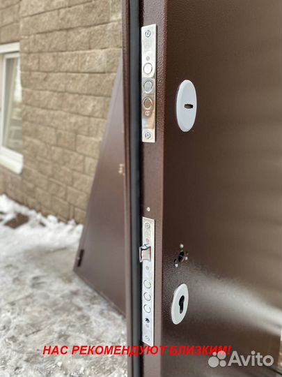 Толстая дверь входная с шумоизоляцией