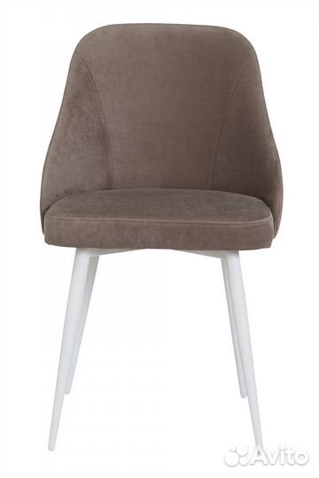 Стул амелия белый/тк. Десерт 05 латте