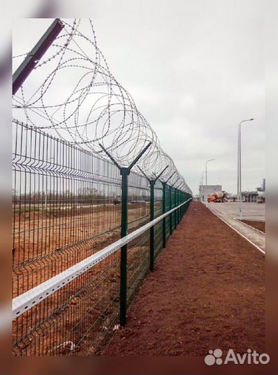 Забор из 3д сетки