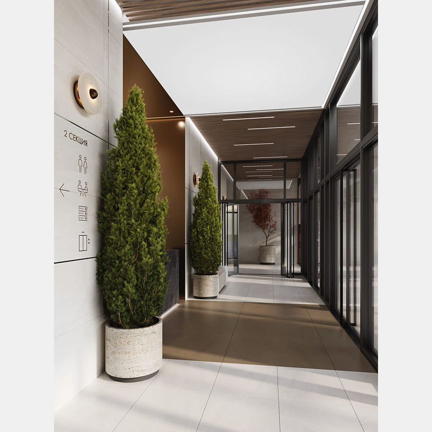 2-к. квартира, 55,4 м², 12/28 эт.