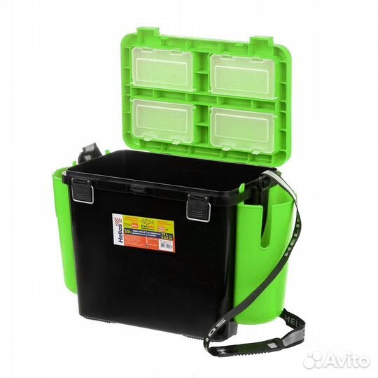Ящик зимний FishBox односекционный (19л) зеленый
