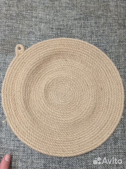 Салфетки сервировочные из джута hand made