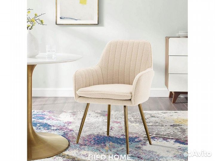 Мягкий стул с расширенной сидушкой и спинкой