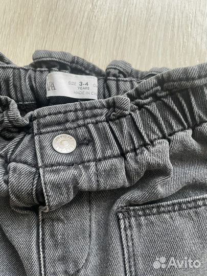 Джинсы zara на девочку 104
