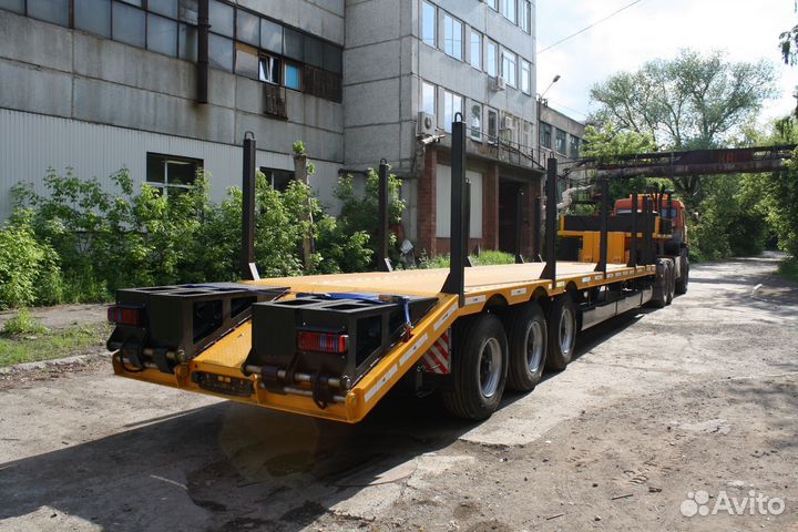 Полуприцеп трал (тяжеловоз) Авиком 98713-04 высокорамный, 2024
