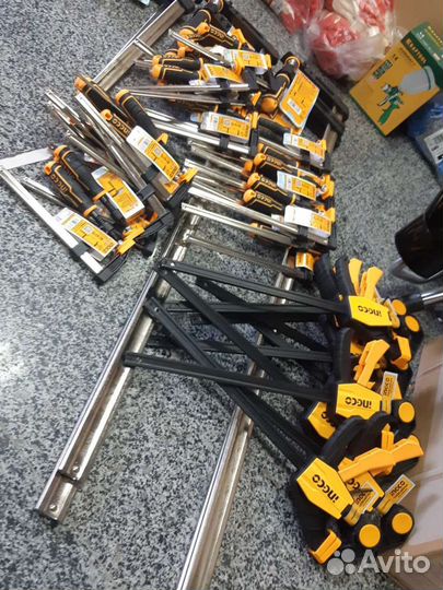 Струбцина ingco в ассортименте