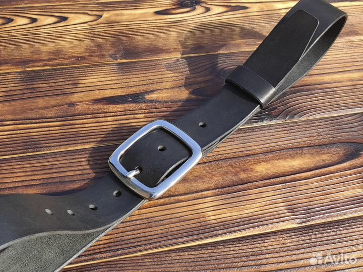 Ремень из кожи. Ручная работа