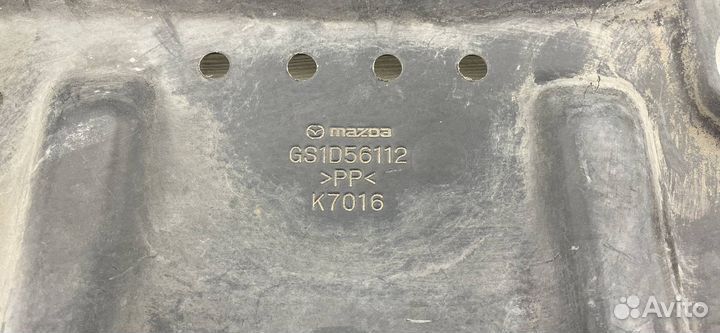 Защита бампера Mazda 6 GH (2007 - 2012) 65