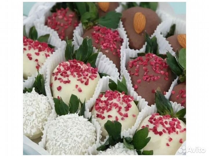 Клубника в бельгийском шоколаде KLL-7141