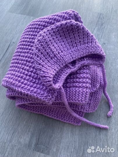 Детский плед + шапочка в подарок