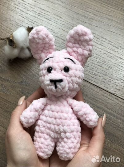 Заяц плюшевый ручная работа