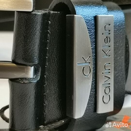 Мужской кожаный ремень calvin klein
