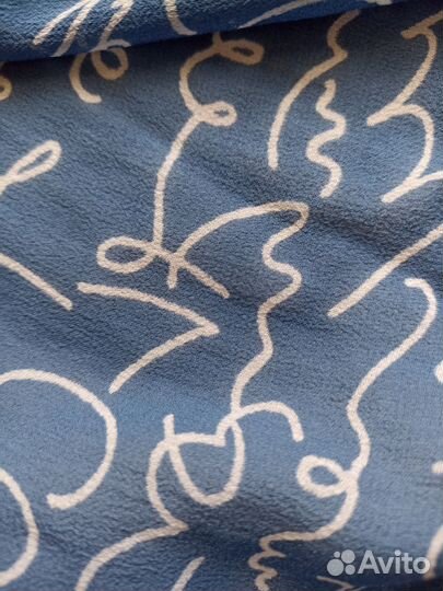 Винтажные ткани крепдешин, шерсть, лен