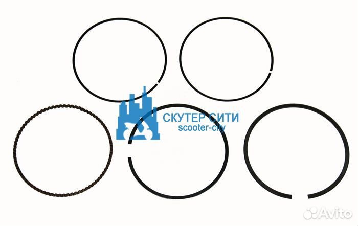 Кольца поршневые ком.91.5mm Stels ATV-500 Kazuma