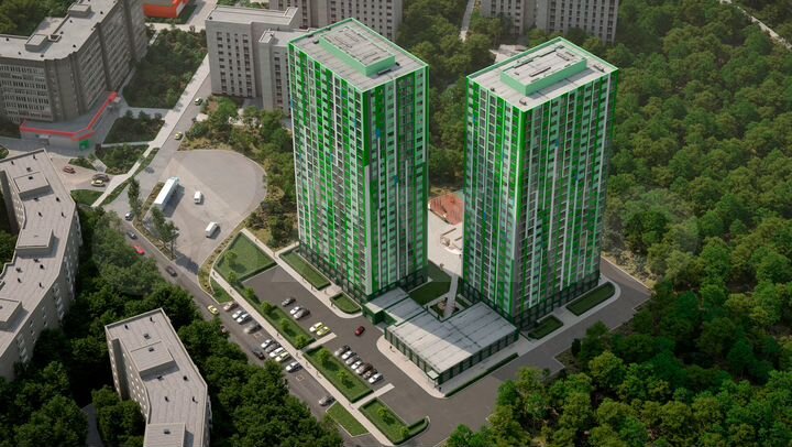 2-к. квартира, 58 м², 25/25 эт.