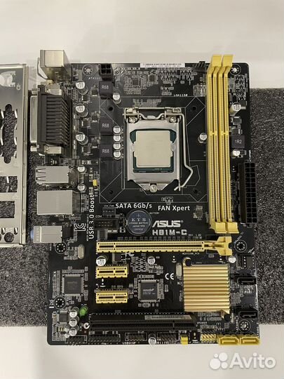 Комплект: плата asus H81M-C + i3-4170 LGA1150