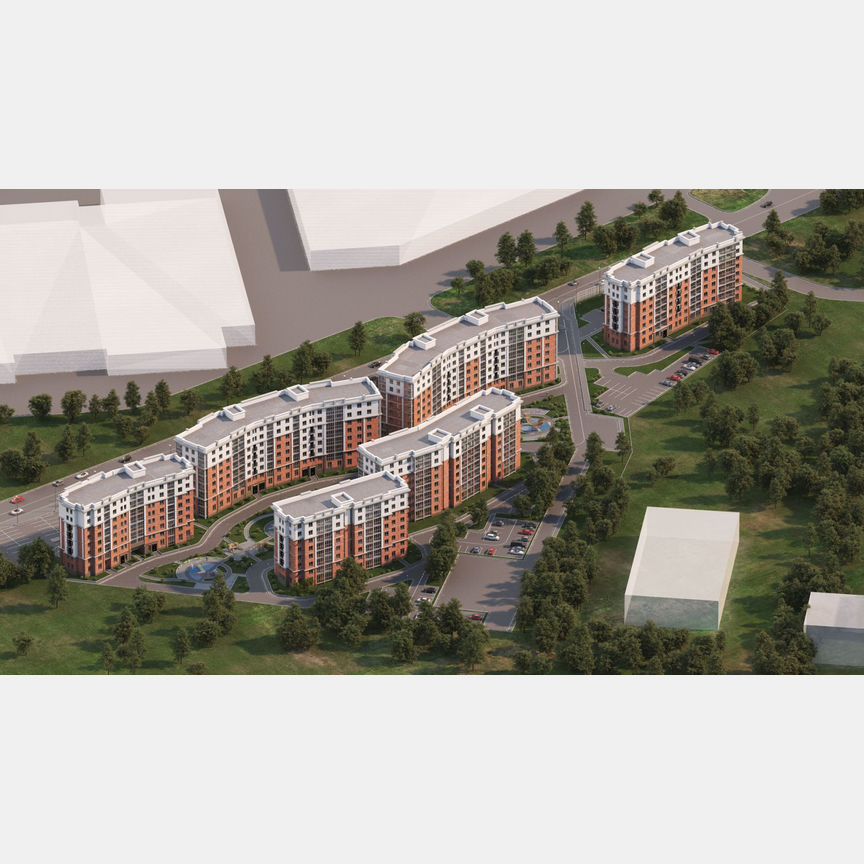1-к. квартира, 41,1 м², 3/8 эт.