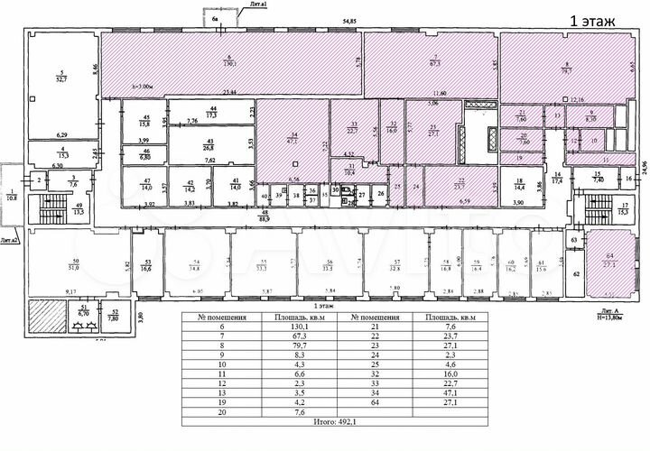 Сдам помещение свободного назначения, 913 м²
