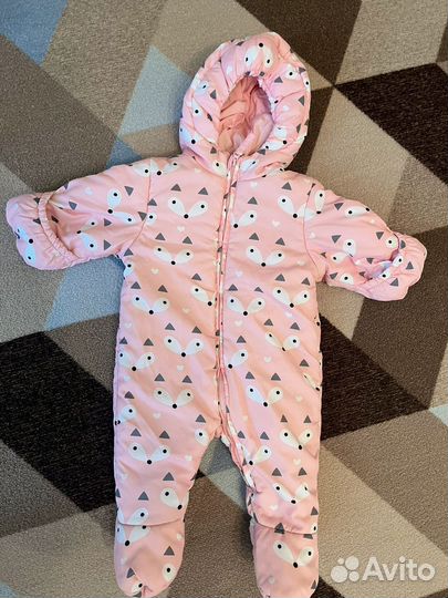 Комбинезон демисезонный 62 для девочки