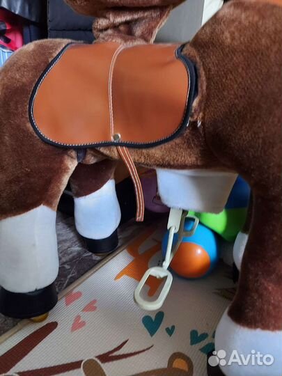 Конь педальный игрушка