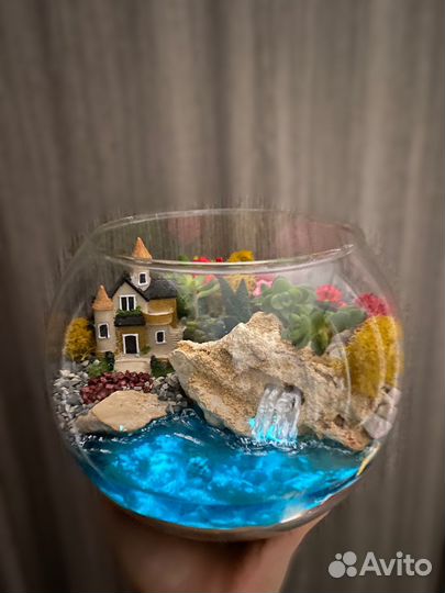 Флорариум, цветочные композиций, подарки