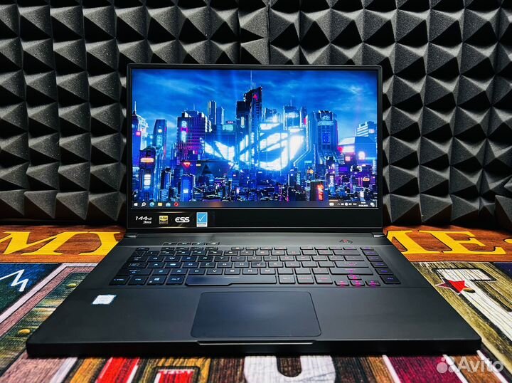 Тонкий игровой asus Zephyrus RTX 2060 / Core i7