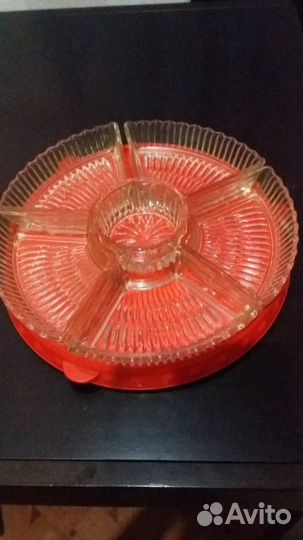 Менажница СССР праздничная вращающаяся