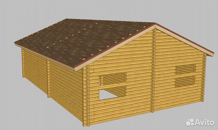 Домик из минибруса 6*9 m