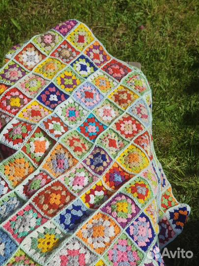 Вязанный плед