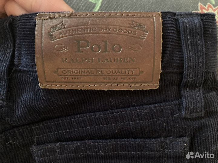 Брюки Ralph lauren 92 вельвет