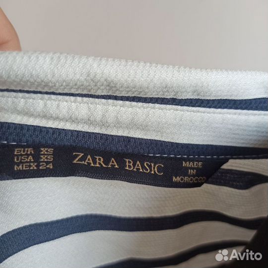 Рубашка / платье zara xs новое