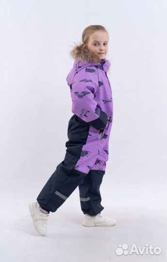 Комбинезон зимний для девочки новый